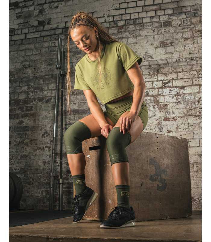 RESOLVE - Opaski neoprenowe na kolana do dwuboju olimpijskiego