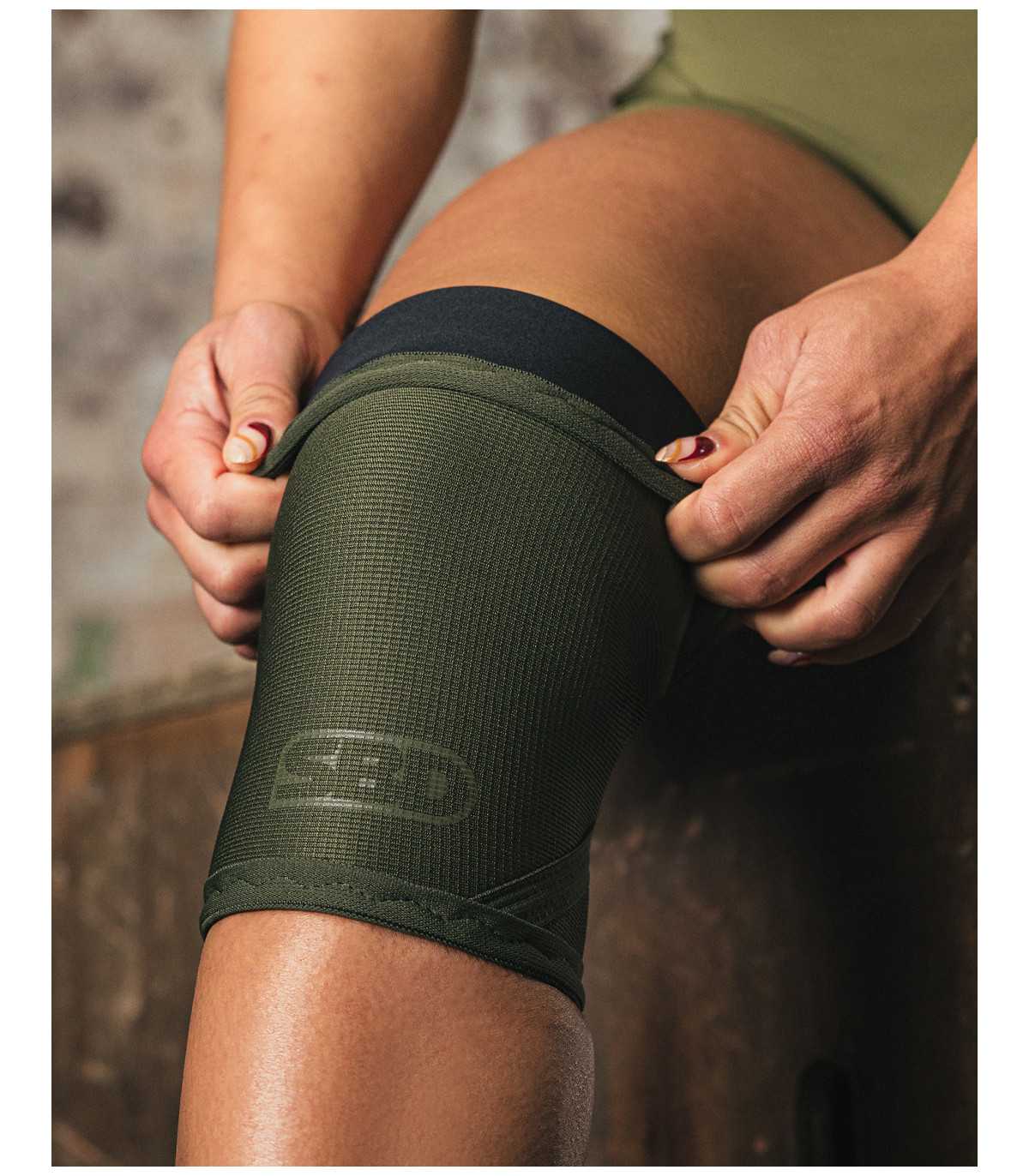 RESOLVE - Opaski neoprenowe na kolana do dwuboju olimpijskiego