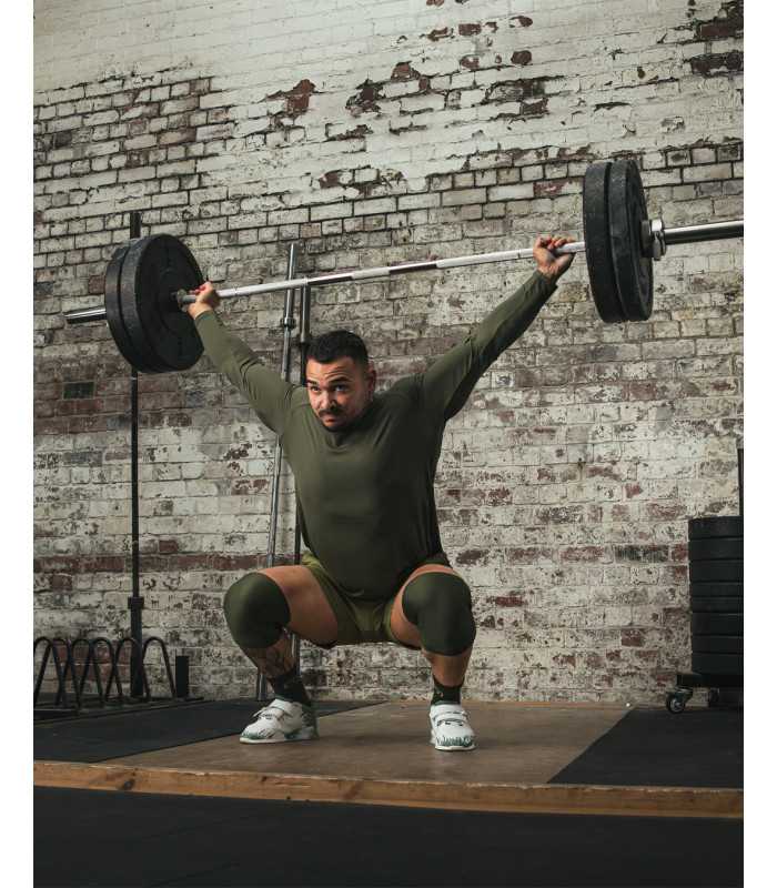 RESOLVE - Opaski neoprenowe na kolana do dwuboju olimpijskiego