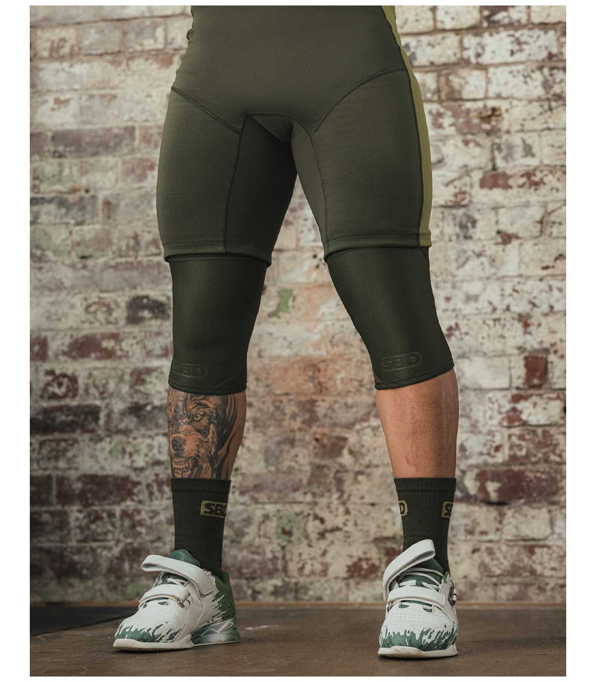 RESOLVE - Opaski neoprenowe na kolana do dwuboju olimpijskiego