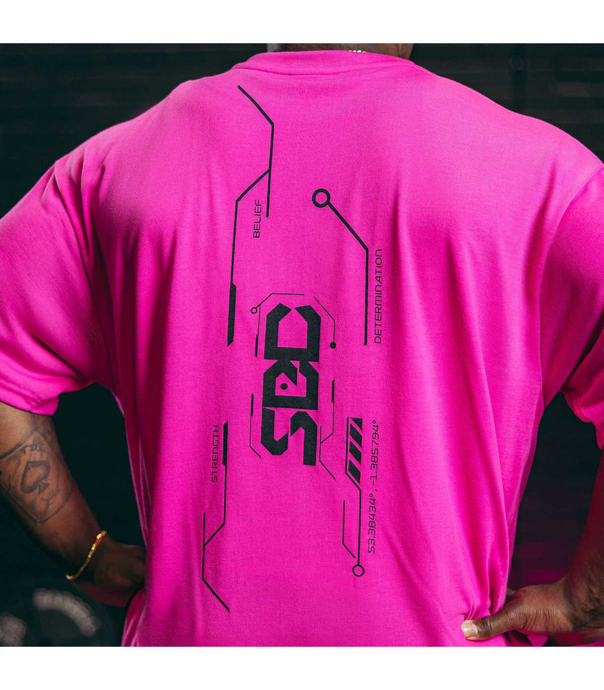 SBD NOVA - t-shirt unisex oversize neonowy