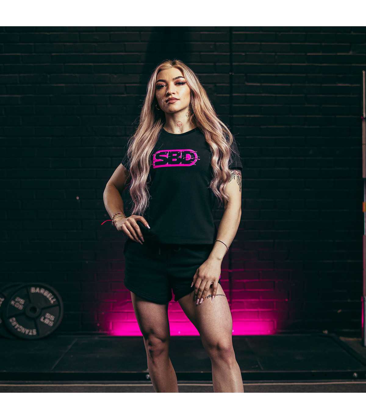 SBD NOVA - t-shirt damski z logo